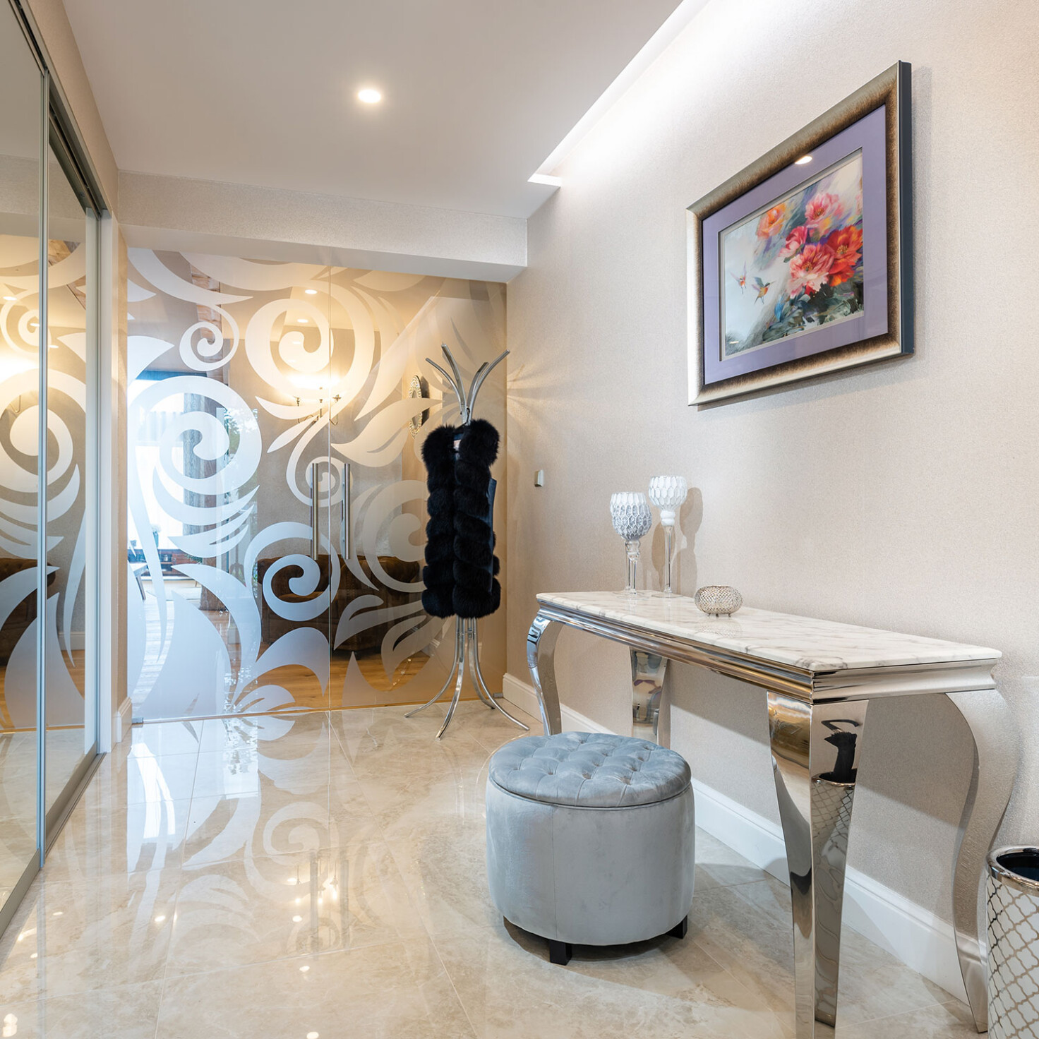 rustikálny nábytok na mieru glamour štýl